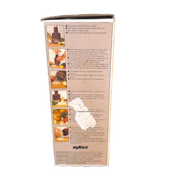 1970's Zyliss Blitzhacker Made in Switzerland Manual Food Chopper - Picture 2 of 7